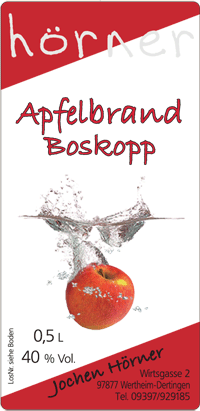 Apfelbrand Boskoop 0,2