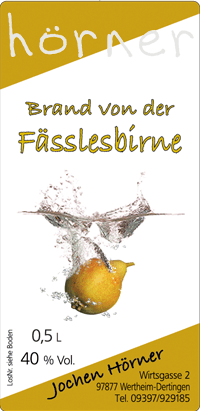 Fässlesbirne 0,5l