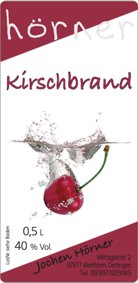 Kirschbrand 0,5l
