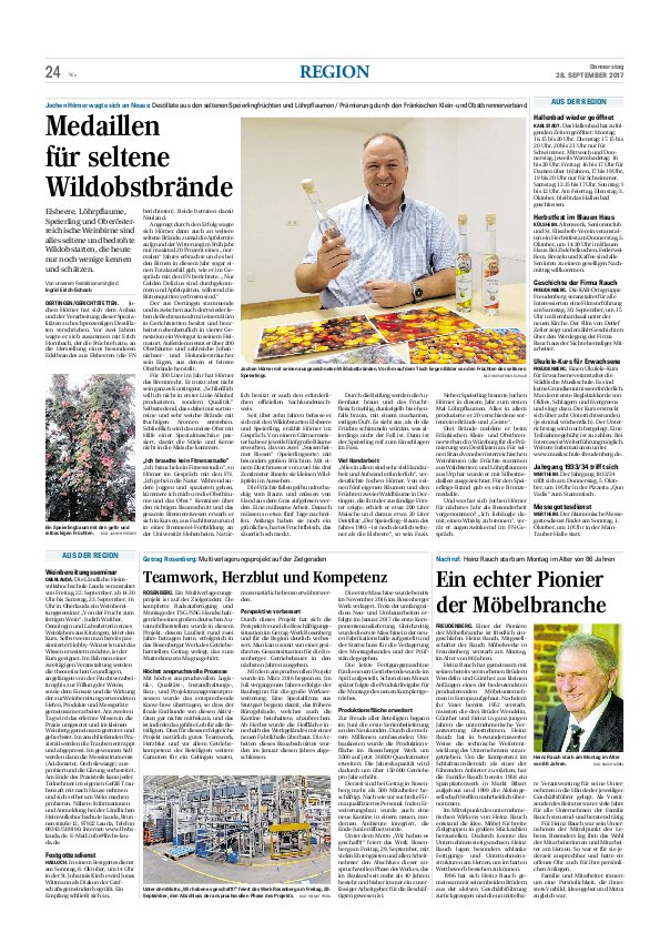 Medaillen für seltene Wildobstbrände